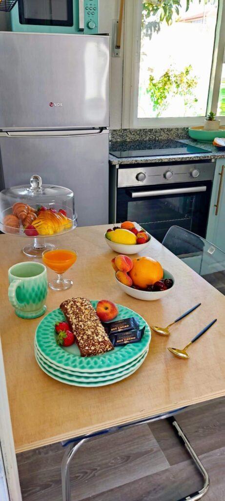 Mesa desayuno interior